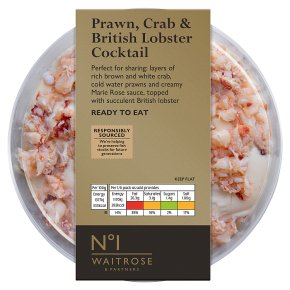 No.1 Prawn, Crab & British Lobster Cocktail