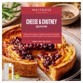 Waitrose Cheese & Chutney Quiche