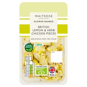 Waitrose British Lemon & Herb Chicken Pieces