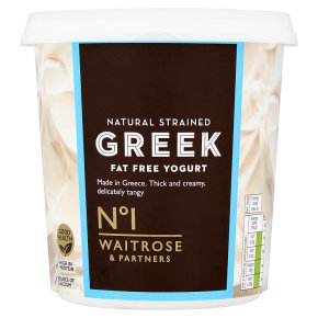 No.1 Fat Free Natural Strained Greek Yogurt