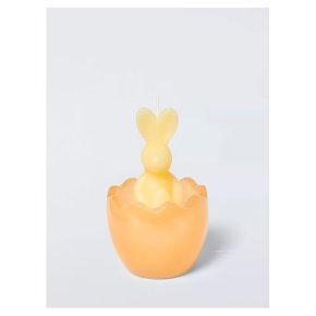 Bunny in Glass Egg Candle
