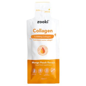 Zooki Marine Collagen 5,000mg, Mango Peach Flavour