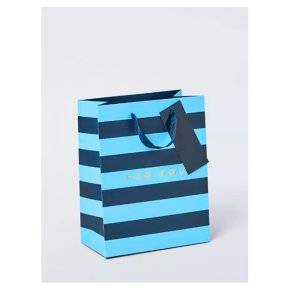 Blue Stripe Small Bag