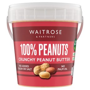 Waitrose 100% Nuts Crunchy Peanut Butter