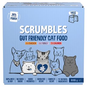 Scrumbles Grain Free Wet Cat Pate Pouch