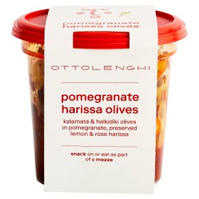 Ottolenghi Pomegranate Harissa Olives