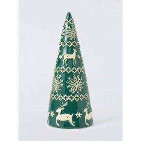 30cm Green Stoneware Tree