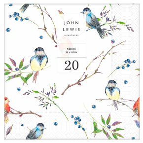 John Lewis Birds Napkin 33cm 20 pack