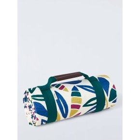 John Lewis Rustic Leaf Picnic Blanket, XL