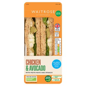 Waitrose Chicken & Avocado Sandwich