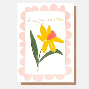Daffodil, Happy Easter Card
