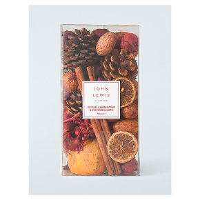 John Lewis Spiced Clementine Potpourri, Red