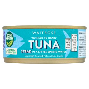 Waitrose Tuna Steak in Spring Water