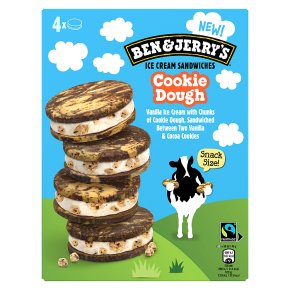 Ben & Jerrys Cookie Dough Sandwich