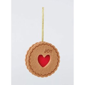 Heart Biscuit Bauble