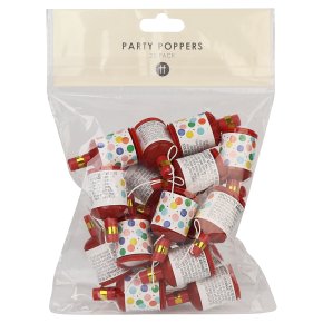 Talking Tables Red poppers Confetti Print 20 pack