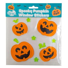 Tinc Pumpkin Window Stickers