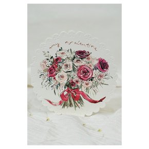 My Valentine Bouquet Card