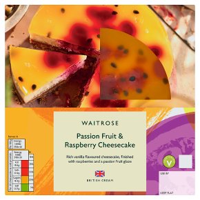 Waitrose Passion Fruit & Raspberry Cheesecake