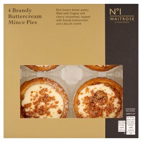 Waitrose Brandy Buttercream Mince Pies