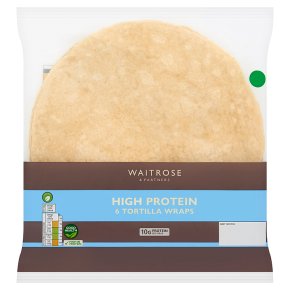 Waitrose 6 High Protein Tortilla Wraps