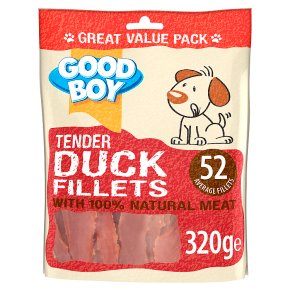Good Boy Duck Fllets Dog Treats