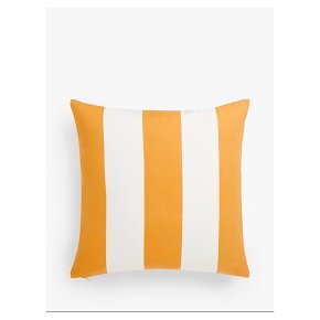 John Lewis Bold Stripe Indoor/Outdoor Cushion, Mineral