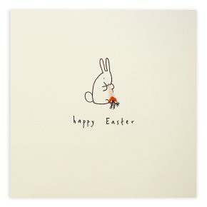 Easter Bunny, Happy Easter Card