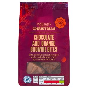 Waitrose Chocolate Orange Brownie Bites