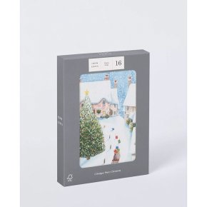 Rec Busy Village Christmas Cards