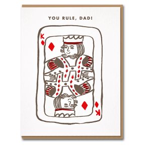 King Of Diamonds Father's Day Card