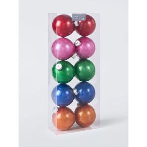 Shatterproof Glitter Baubles