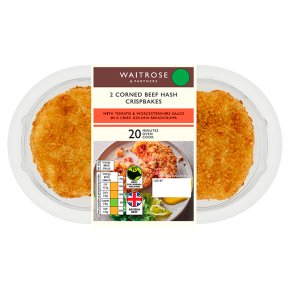 Waitrose 2 Corned Beef Hash Crispbakes