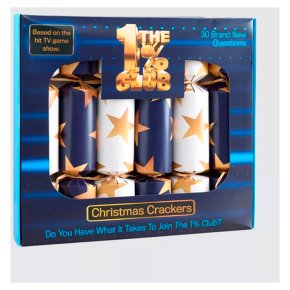 The 1% Club Christmas Crackers