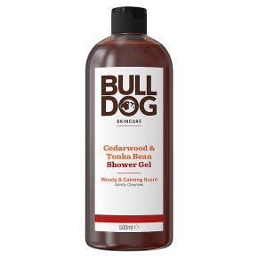 Bulldog Cedarwood & Tonka Bean Shower Gel