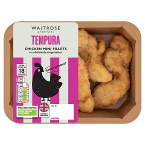 Waitrose Tempura Chicken Mini Fillets