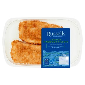 Russells 2 Breaded Haddock Fillets