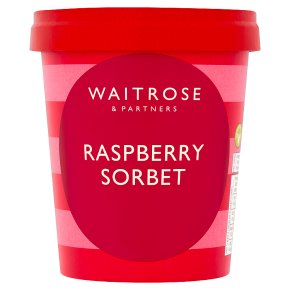 Waitrose Frozen Raspberry Sorbet