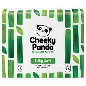 Cheeky Panda Silky Soft Toilet Tissue 24x200Sheet