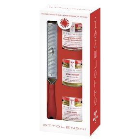 Ottolenghi Pantry Gift Box with Pastes & Microplane Grater