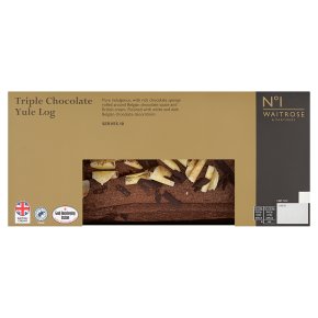 No.1 Triple Chocolate Yule Log