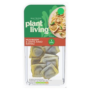 Waitrose Plant Living Mushroom & Lentil Ragù Ravioli