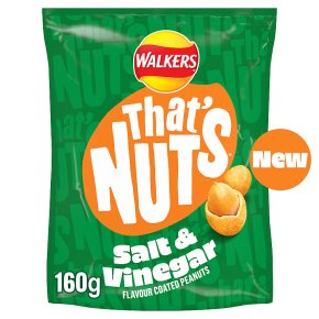 That's Nuts Walkers Salt & Vinegar Flavour Coated Peanuts