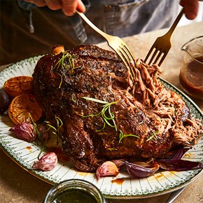 No.1 Slow Cooked British Bone-In Lamb Shoulder with a Cranberry & Shallot Jus