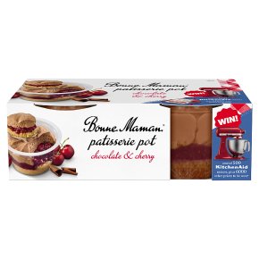 Bonne Maman 2 Cherry & Chocolate Patisserie Pots