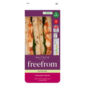 Waitrose FreeFrom Chicken Fajita Sandwich