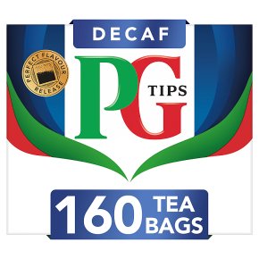 PG Tips Decaf Tea Bags 160s