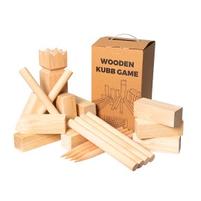 Wooden Kubb Game