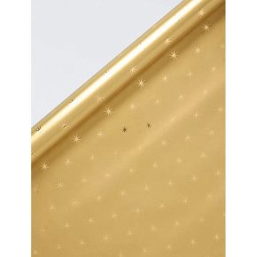 Gold Simple Star Rollwrap 4m