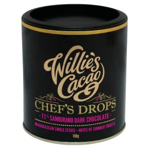 Willie's Cacao Chef's Drops 71% Sambirano Dark Chocolate
